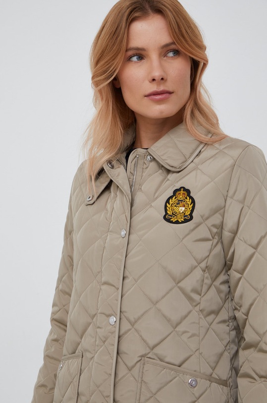 Lauren Ralph Lauren kurtka 297859957003 bez kaptura beżowy 297859957003