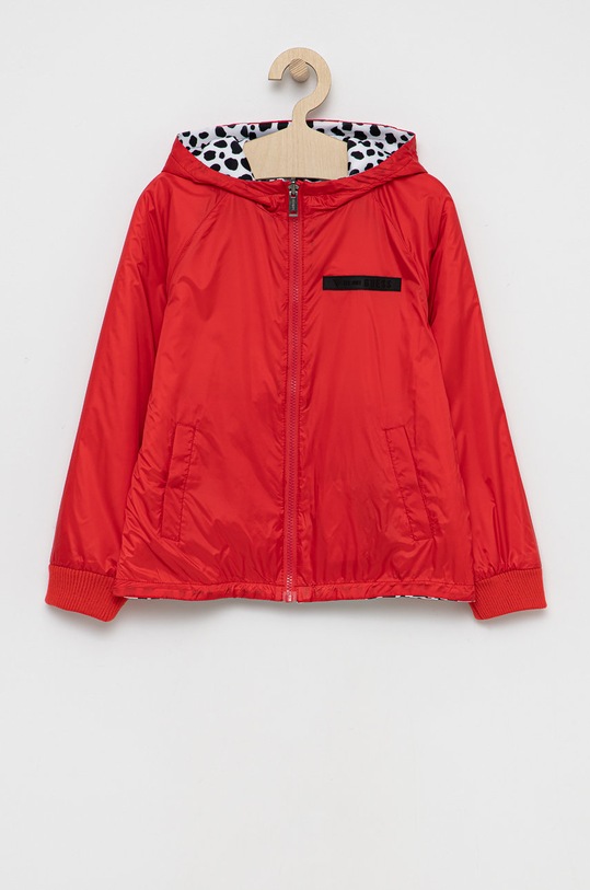Dětská oboustranná bunda Guess H2RJ06.WEEW0 červená SS22