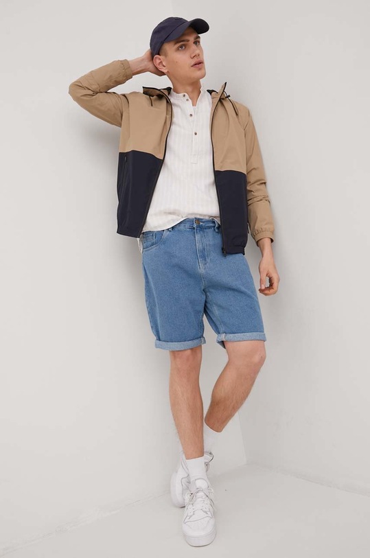 Nepromokavá bunda Only & Sons nezateplené béžová 22021518.Chinchill1