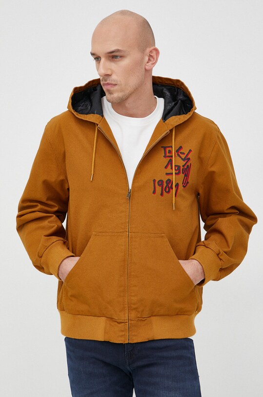 Куртка Desigual с капюшоном жёлтый 22SMEW08