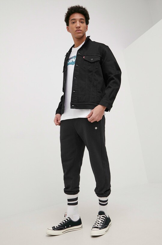 Levi's kurtka jeansowa 72334.0403 czarny SS22
