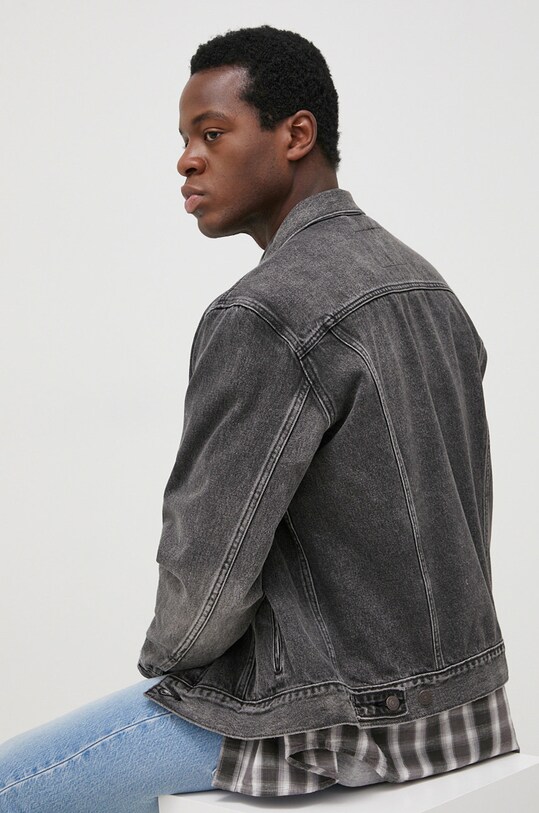 Oblečenie Rifľová bunda Levi's 72334.0601 sivá