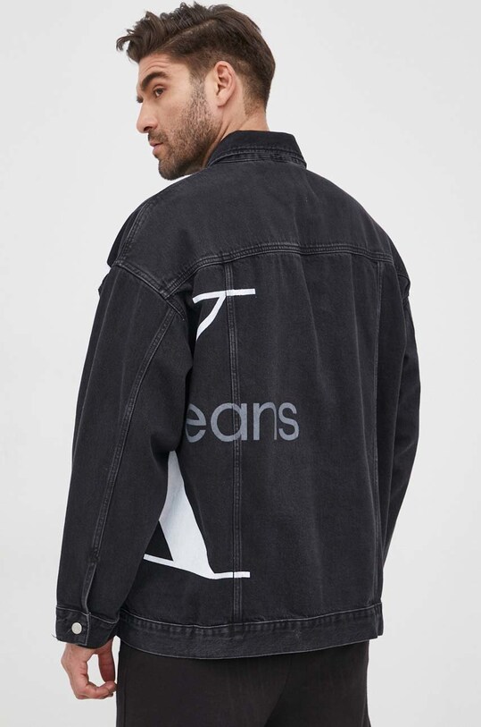 Oblečení Džínová bunda Calvin Klein Jeans J30J319798.PPYY černá