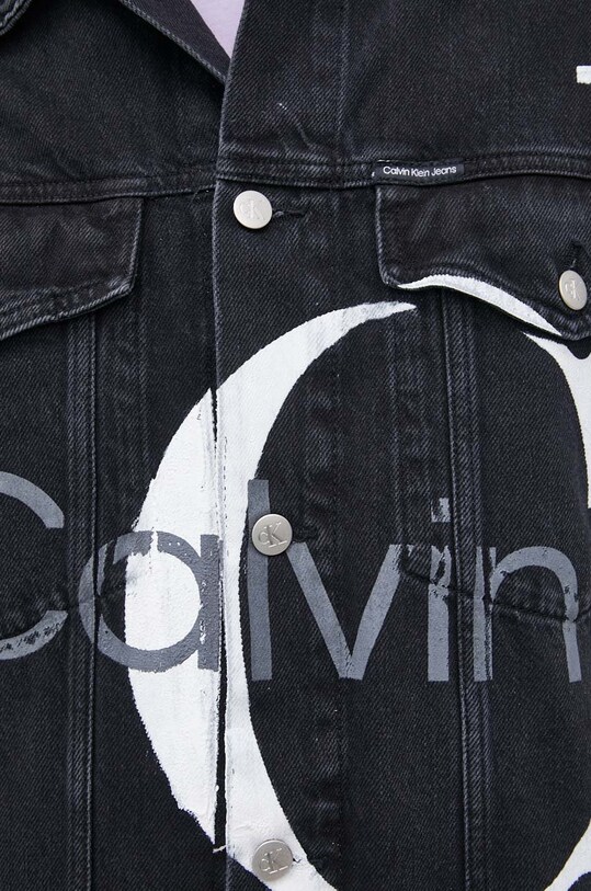 Džínová bunda Calvin Klein Jeans J30J319798.PPYY černá