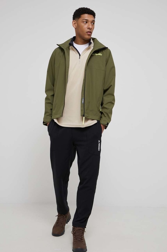 adidas TERREX jachetă de exterior GU6485 verde SS22