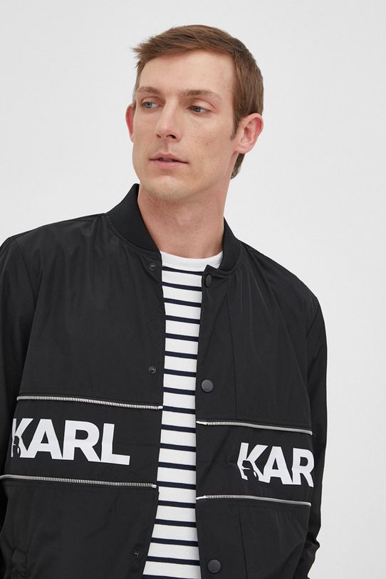 Bunda bomber Karl Lagerfeld 521504.505002 čierna