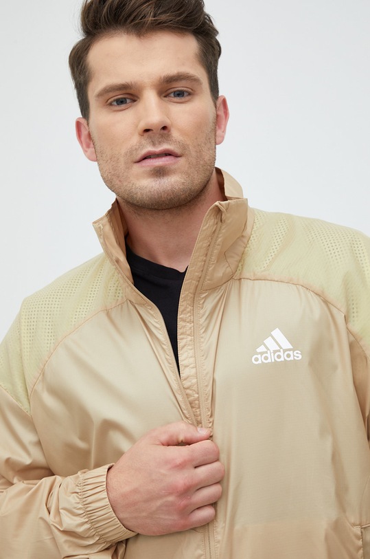 Větrovka adidas Performance béžová H65735
