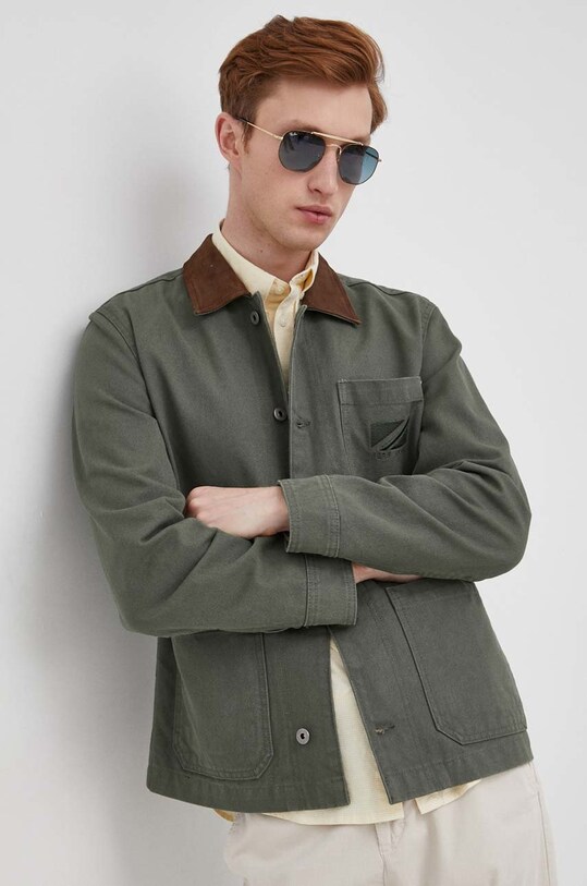 Pepe Jeans geaca Linus verde PM402545.684