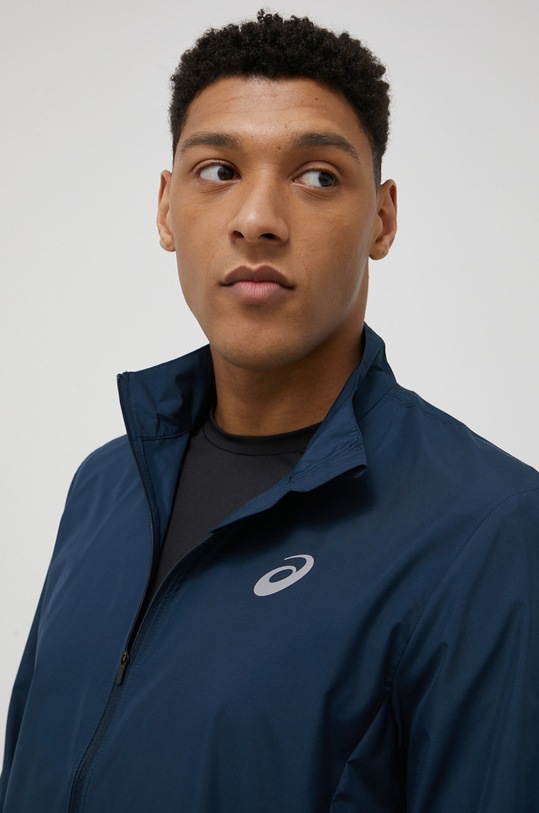 Asics giacca da sport blu navy 2011C344.400