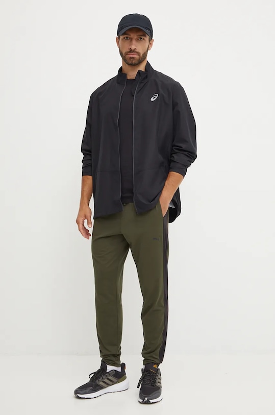 Asics jachetă de alergare Core 2011C344.001 negru SS22
