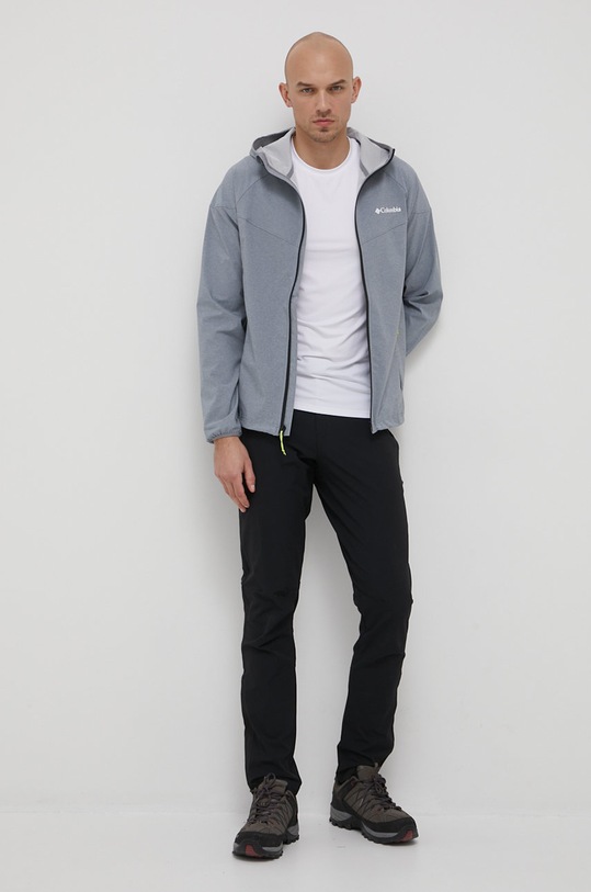Outdoorová bunda Columbia Heather Canyon nezateplené šedá 1714111.