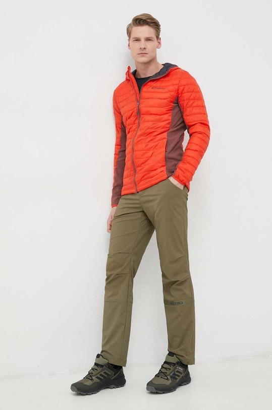 Columbia kurtka sportowa Powder Pass 1773271 czerwony SS24