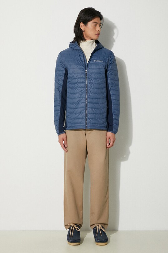 Sportovní bunda Columbia Powder Pass 1773271 námořnická modř SS24