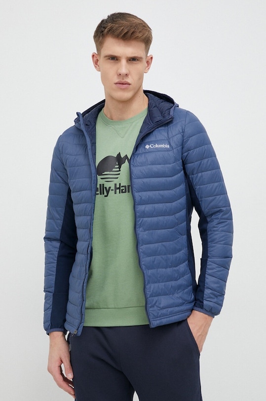 Αθλητικό μπουφάν Columbia Powder Pass σκούρο μπλε 1773271