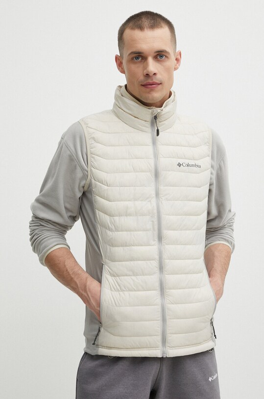 Columbia vestă sport Powder Pass cu captuseala bej 1842414