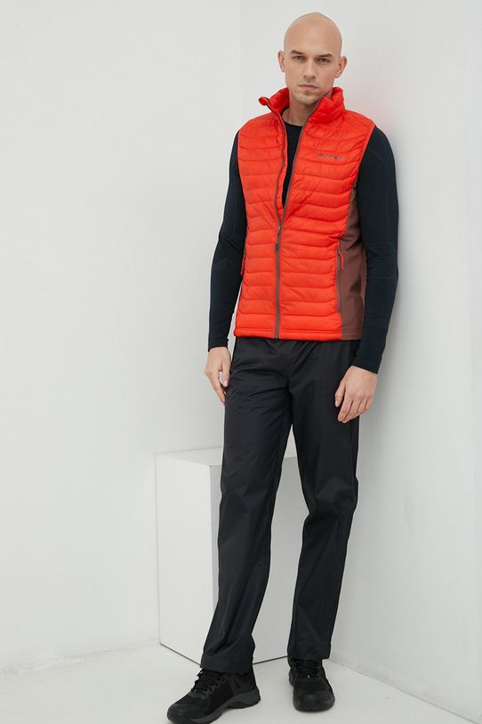 Sportovní vesta Columbia Powder Pass přechodné červená 1842414