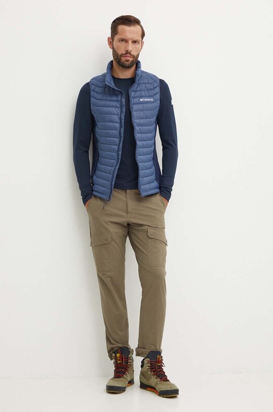 Columbia vestă sport Powder Pass 1842414 bleumarin SS24