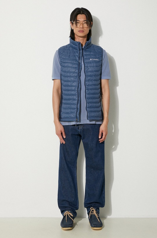 Спортивна безрукавка Columbia Powder Pass 1842414 темно-синій SS24