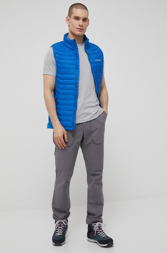 Спортивная безрукавка Columbia Powder Pass 1842414 голубой SS24