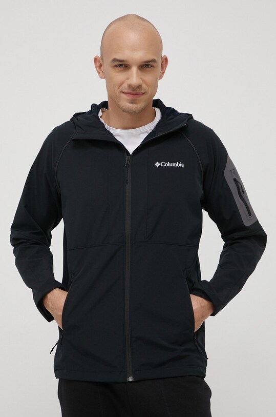 Куртка outdoor Columbia Tall Heights с капюшоном чёрный 1975591