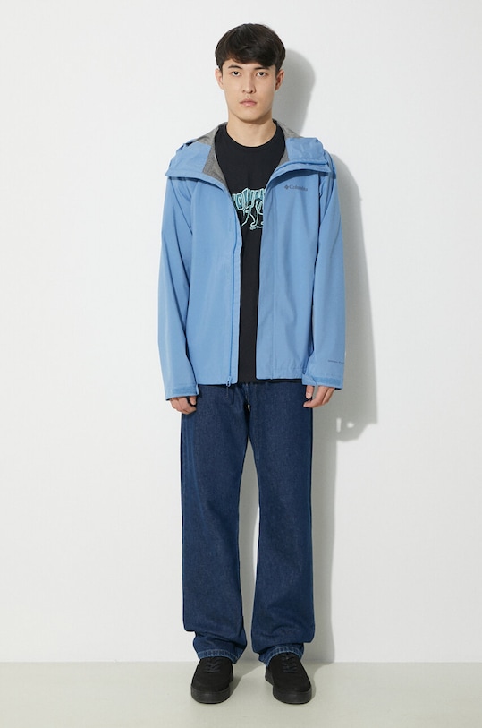 Outdoorová bunda Columbia Earth Explorer 1988612 modrá SS24