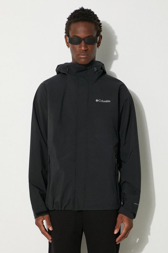 Outdoorová bunda Columbia Earth Explorer nezateplené černá 1988612