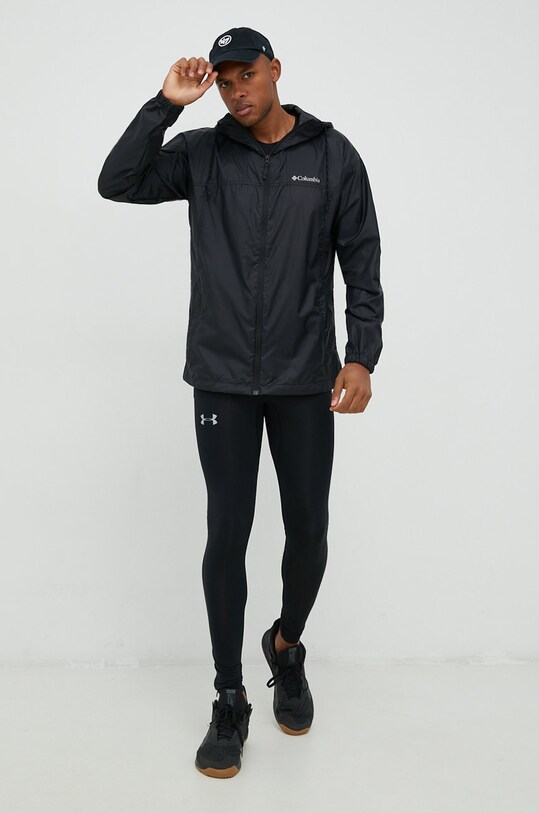 Columbia windbreaker Flash Challenger 1988735 black SS22
