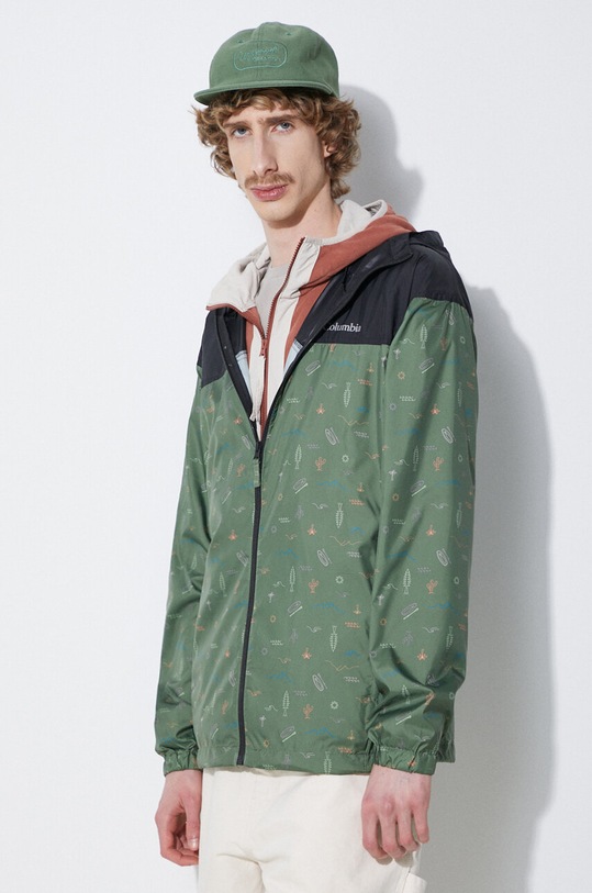 Columbia windbreaker Flash Challenger green 1988715