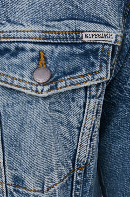 Superdry geacă din denim M5011276A.5ZL bleumarin