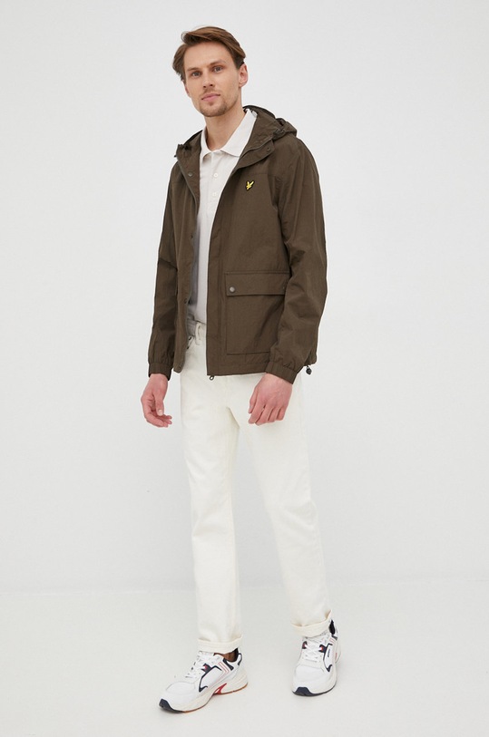 Bunda Lyle & Scott nezateplené zelená JK1410V.W485