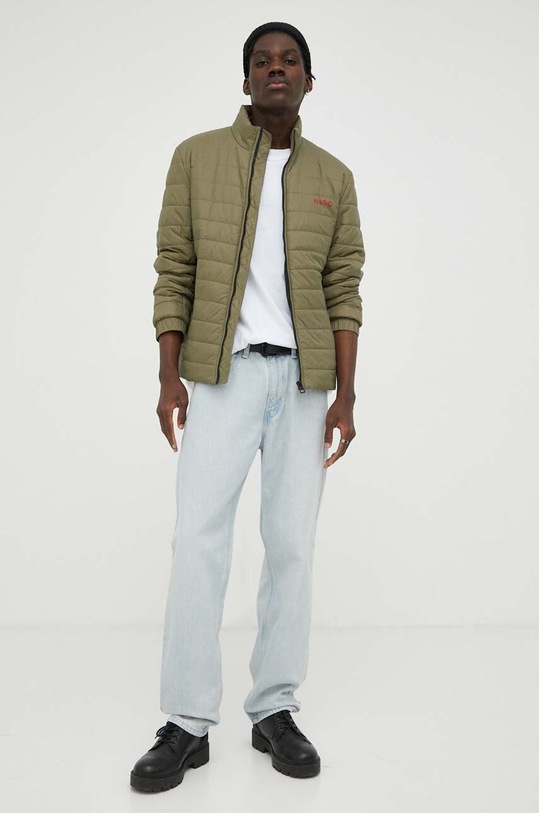 HUGO rövid kabát 50468719 zöld AW23