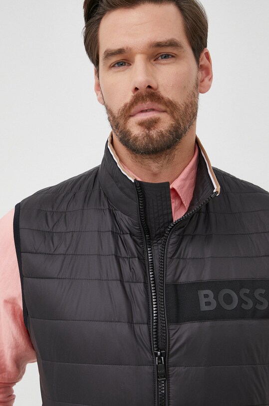 BOSS bezrękawnik 50464300 czarny 50464300