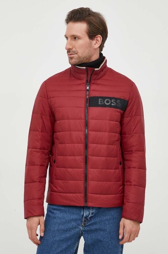 BOSS kurtka bez kaptura bordowy 50464308