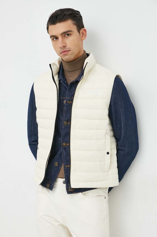 BOSS bezrękawnik bez kaptura beżowy 50471854