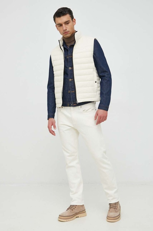 BOSS bezrękawnik 50471854 beżowy AA00