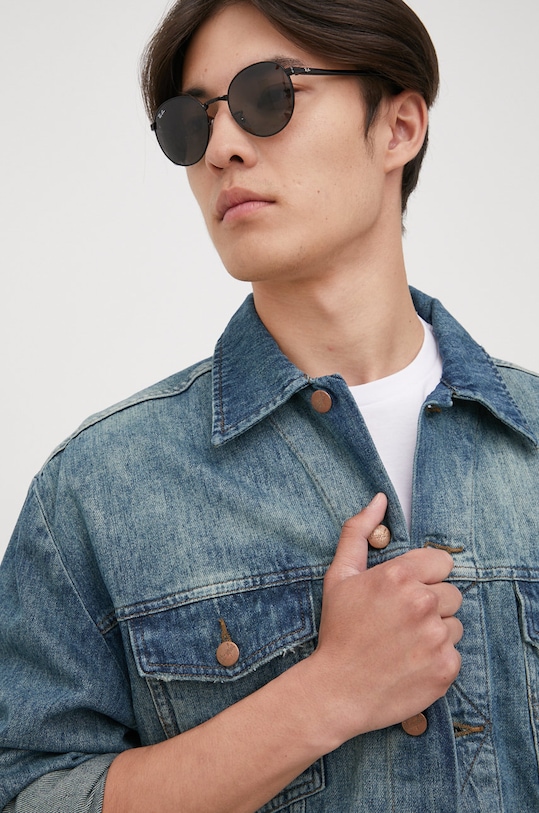 Wrangler kurtka jeansowa granatowy W459Y131C