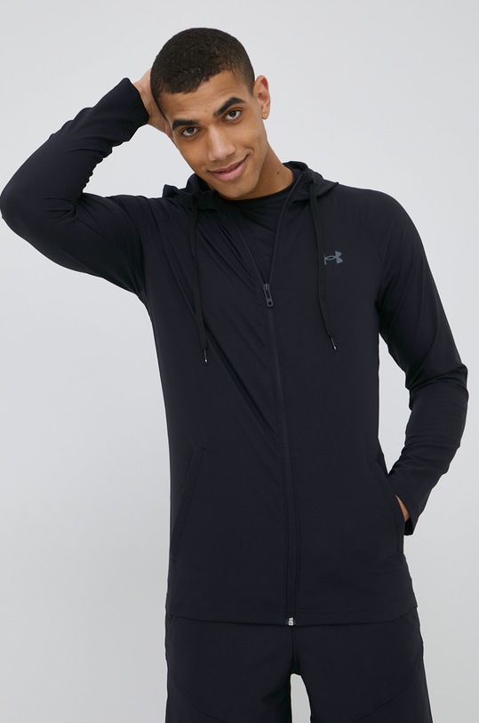 Under Armour bluza treningowa 1370499 z kapturem czarny 1370499