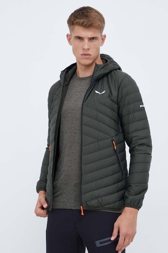 Спортивная пуховая куртка Salewa BRENTA с капюшоном зелёный 00.0000027883