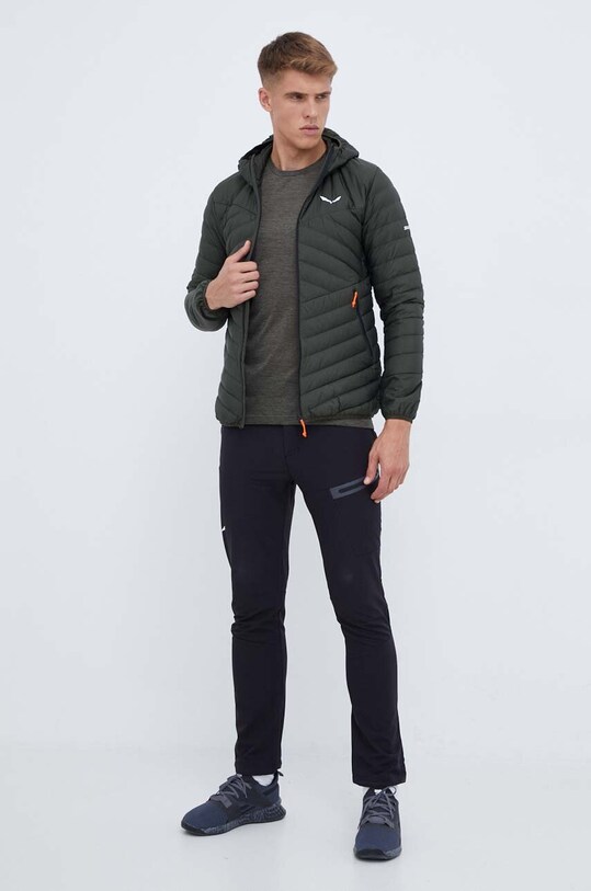 Salewa kurtka sportowa puchowa BRENTA 00.0000027883 zielony AW24