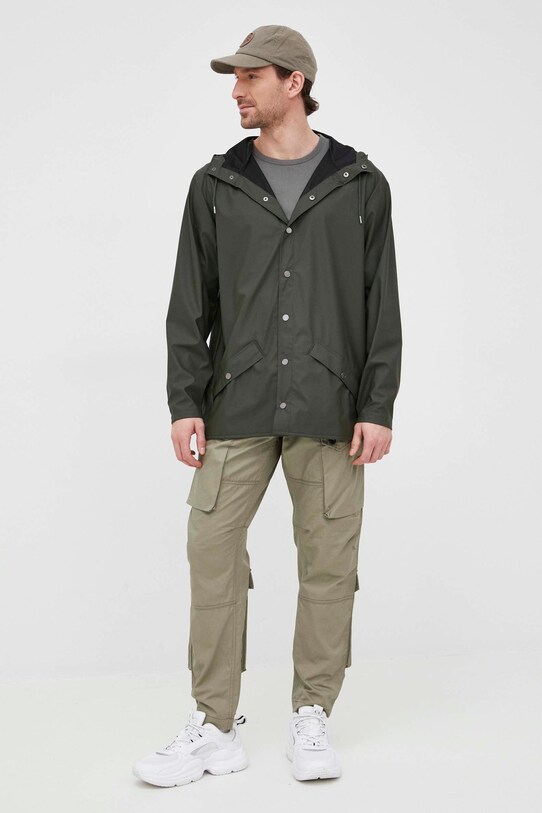 Одежда Куртка Rains 12010 Jacket 12010.03 зелёный