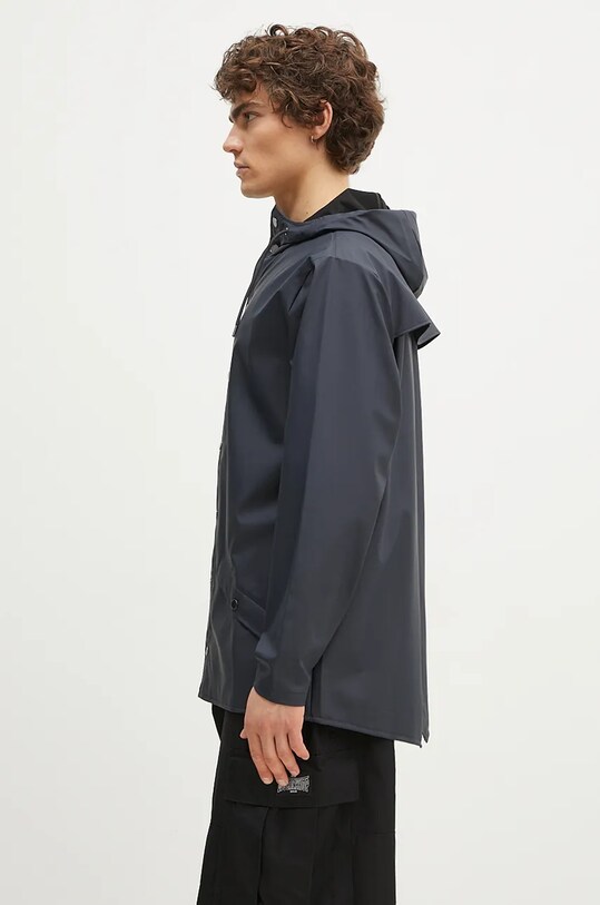 Μπουφάν Rains 12010 Jacket 12010.47 σκούρο μπλε SS24