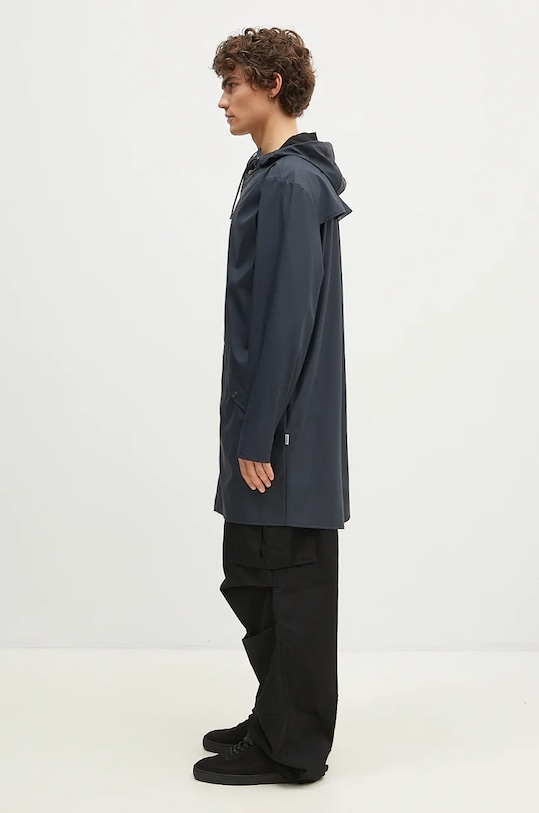 Куртка Rains 12020 Long Jacket 12020.47 темно-синій AW23