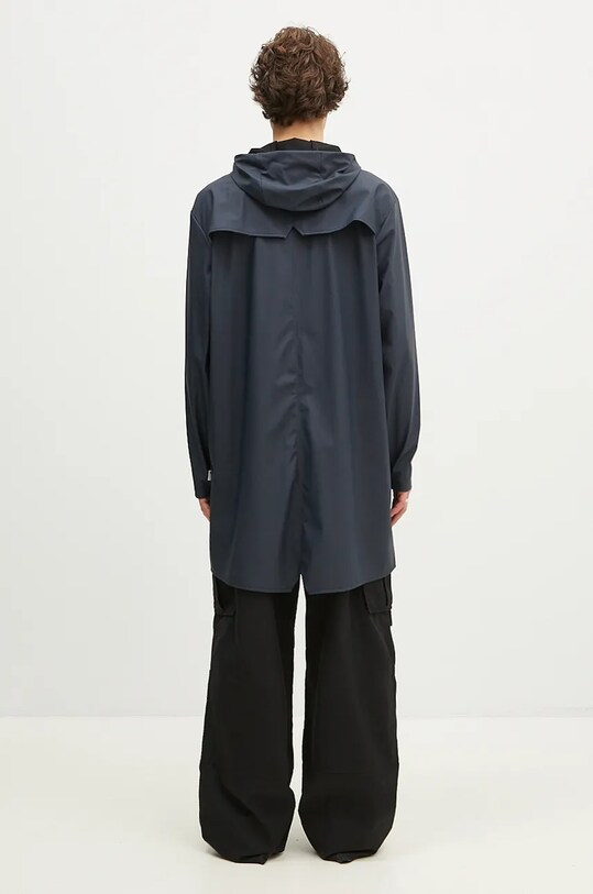 Ρούχα Μπουφάν Rains 12020 Long Jacket 12020.47 σκούρο μπλε