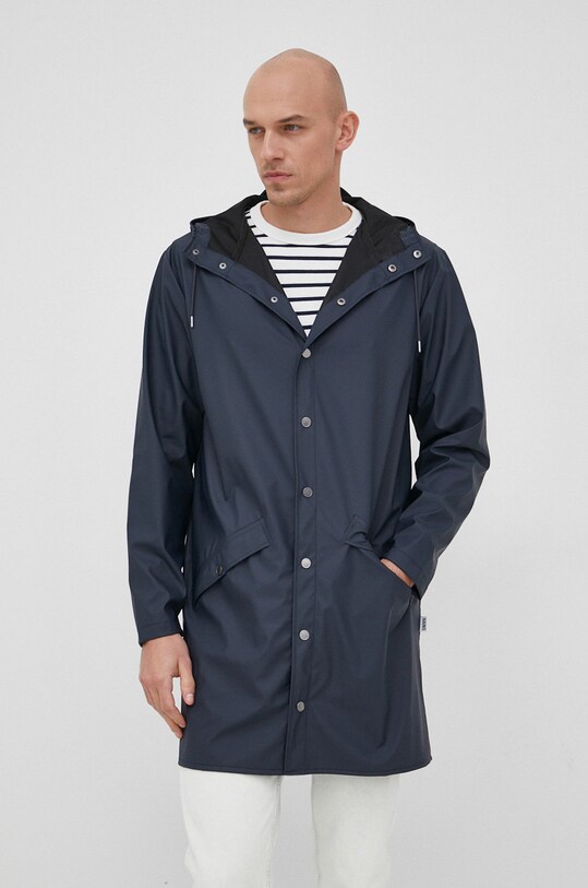 Яке Rains 12020 Long Jacket 12020.47 тъмносин AW23