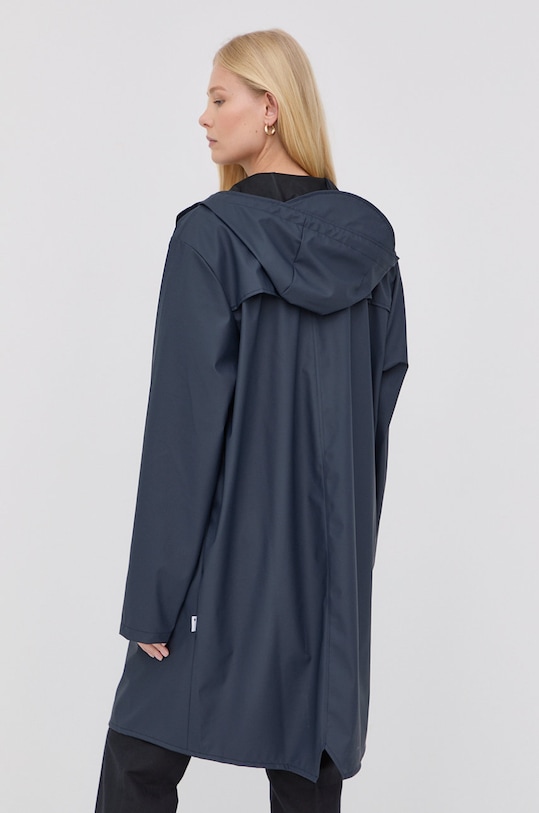 Rains kurtka 12020 Long Jacket 12020.47 granatowy