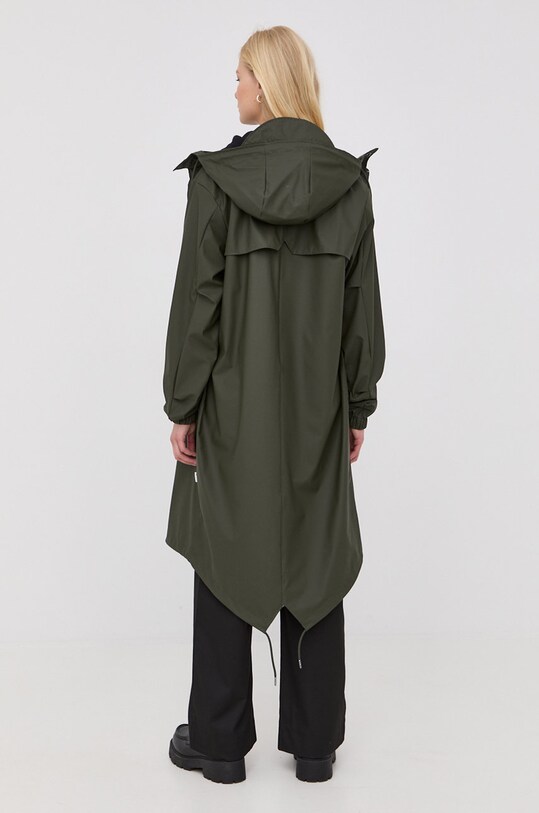 Nepromokavá bunda Rains 18140 Fishtail Parka 18140.03 zelená