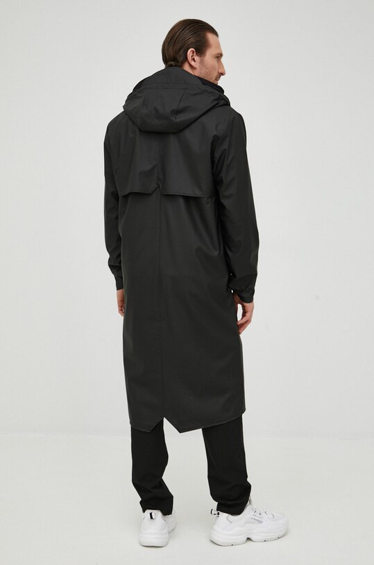 Куртка Rains 18360 Longer Jacket чорний 18360.01