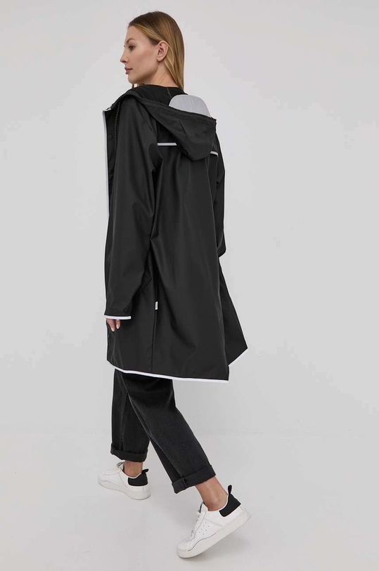 Rains jacket 18540 Long Jacket Reflective 18540.70 black