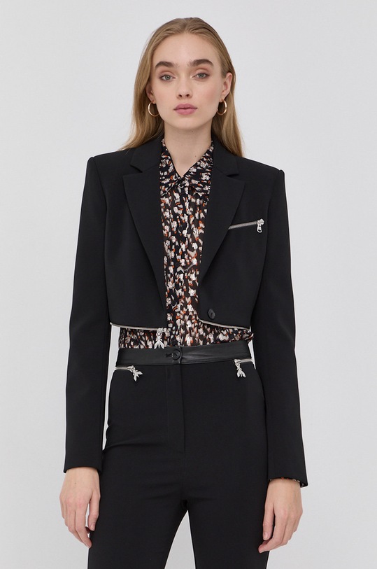 Patrizia Pepe Marynarka 8S0406.A6F5 czarny AW24