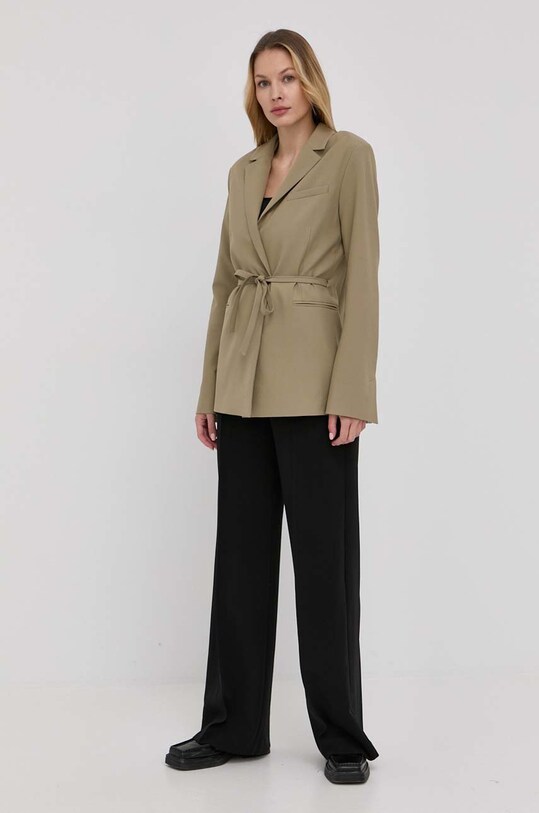 Samsoe Samsoe marynarka F22100087 zielony SS22